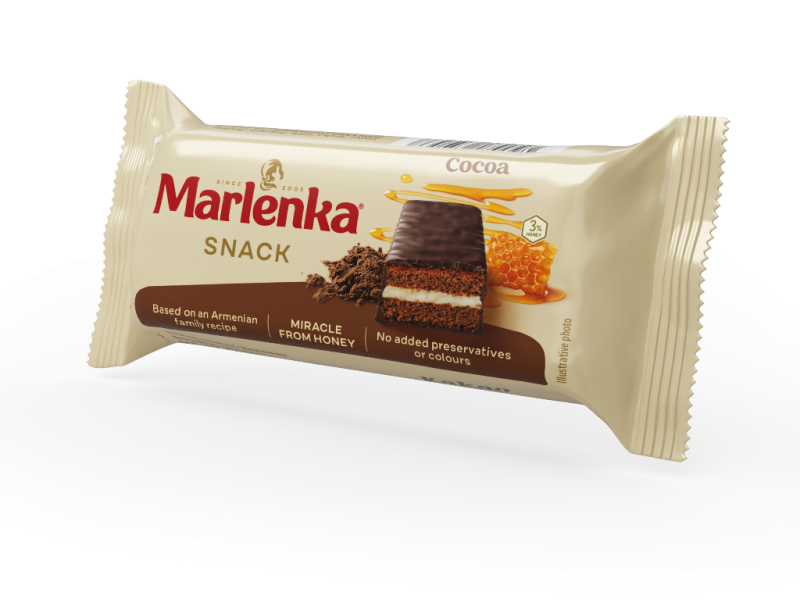 Snack Marlenka cu miere si cacao 50g