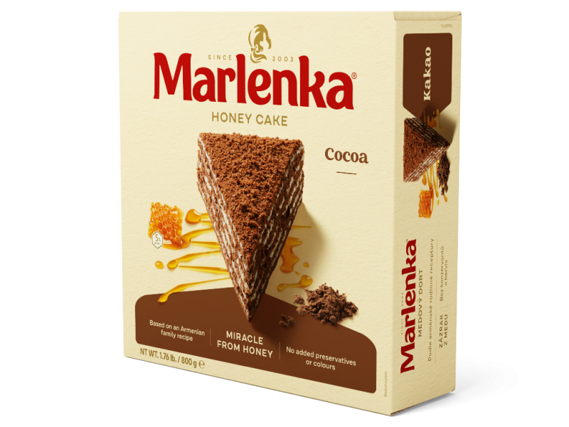 Tort Marlenka cu miere si cacao 800g